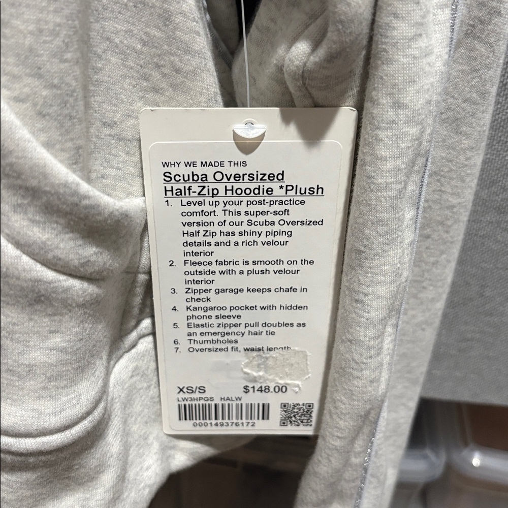 NWT Lululemon Scuba Oversized Half Zip *Plush* Limited Edition - Picture 7 of 9